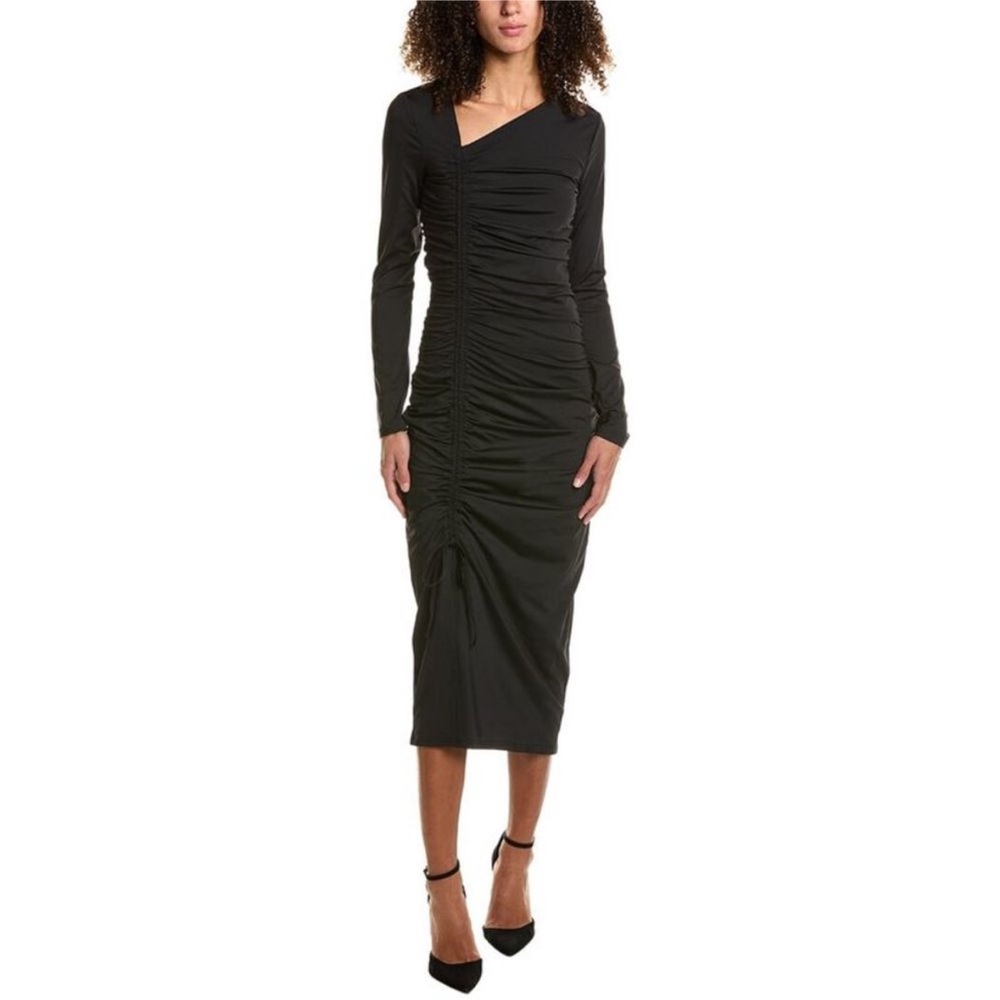 Rachel Parcell Formal Dress Womens Size Large Black Bodycon Midi Cocktail